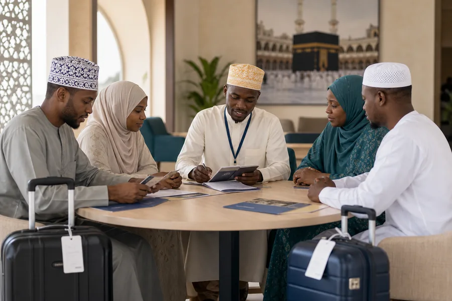 Orientation session for pilgrims